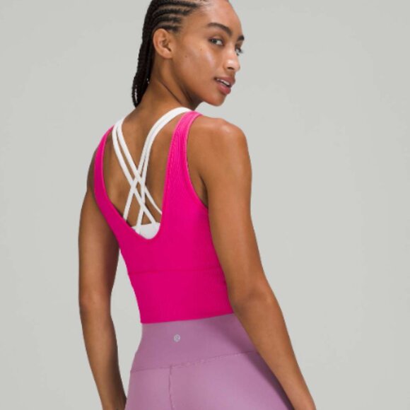 *Sold* Lululemon Power Pivot Ribbed Tank - Picture 1 of 5